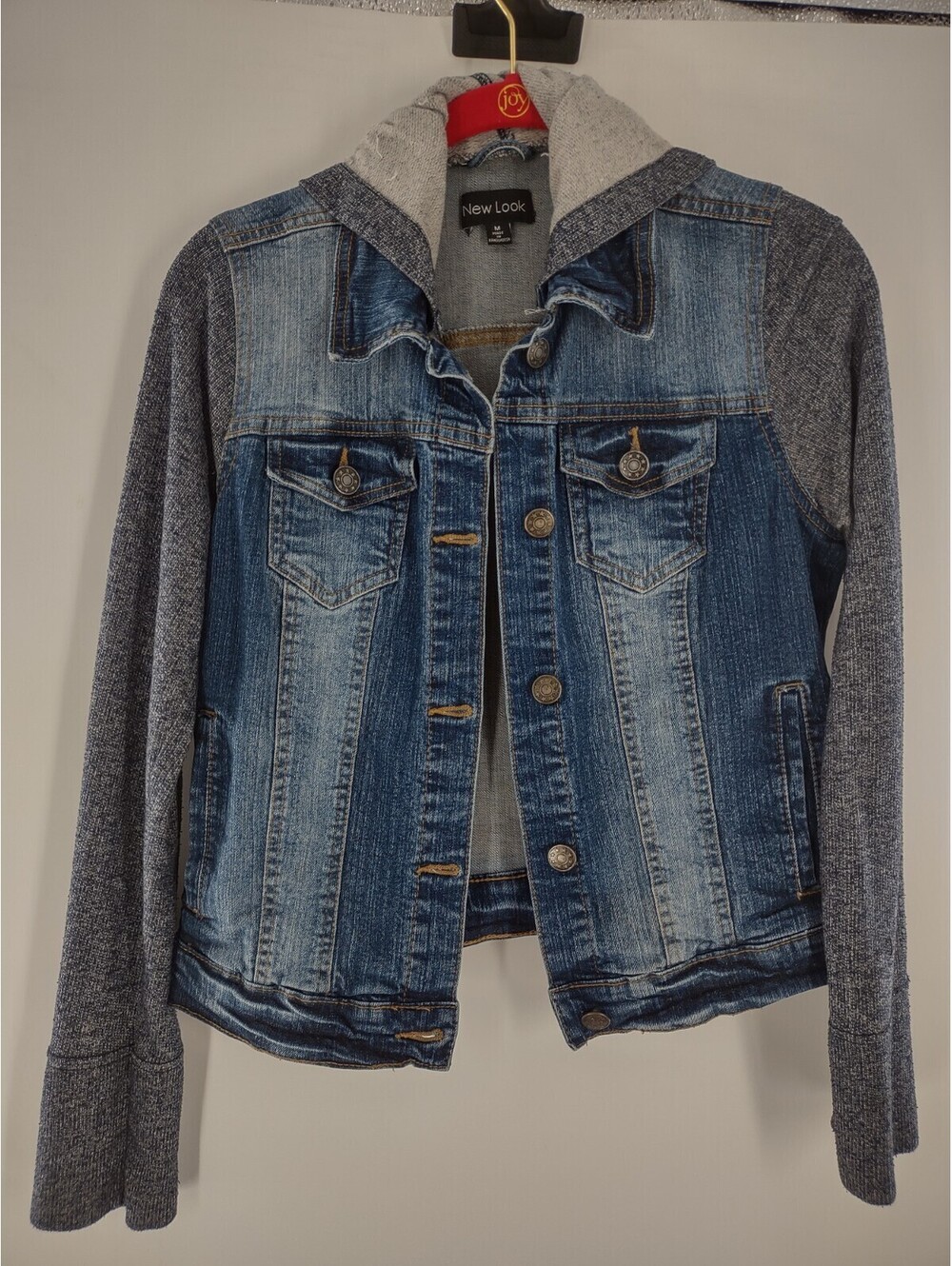 New Look Teen Girls M Jean Jacket With Hood 034